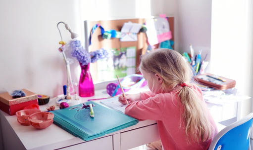 Tips on How to Arrange Home-learning Space for Kids