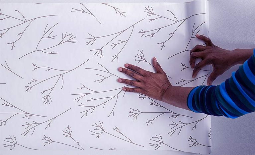 Peel And Stick Wallpaper Installation