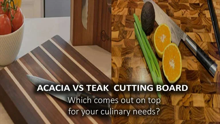 acacia vs teak cutting board