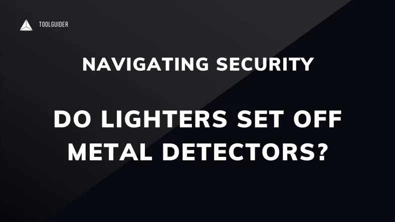 do lighters set off metal detectors