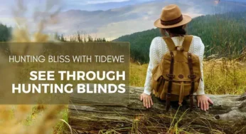 Hunting Bliss with TideWe: See Through Hunting Blinds