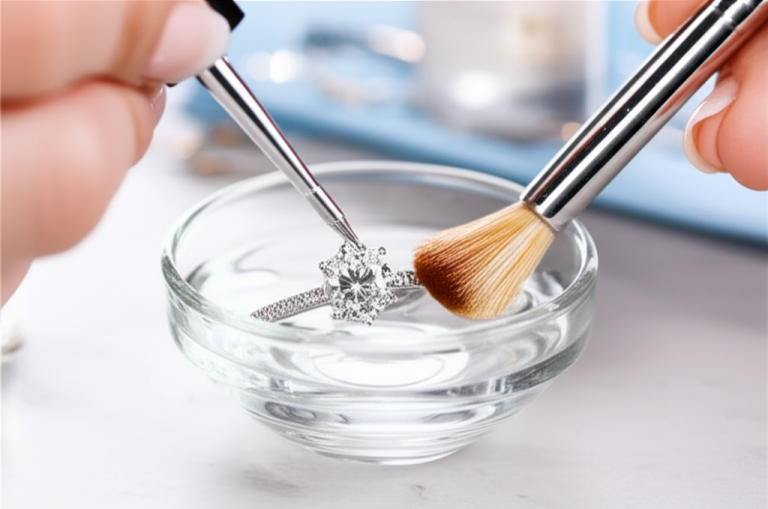 DIY Jewelry Cleaner for White Gold & Diamonds: Genius Shine