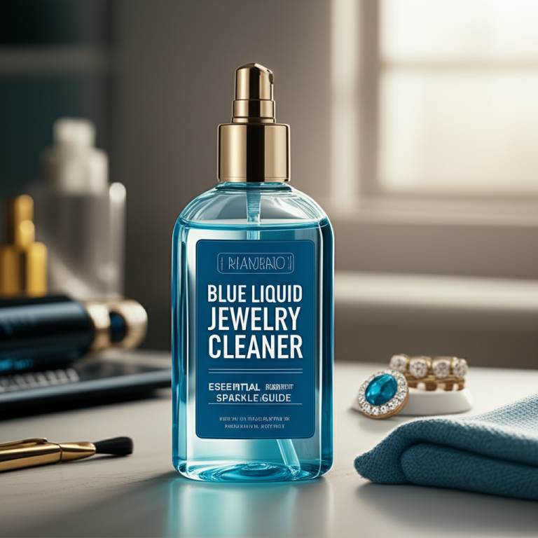 Blue Liquid Jewelry Cleaner: Essential Sparkle Guide