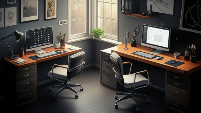 His and Hers Home Office Ideas: Essential, Genius