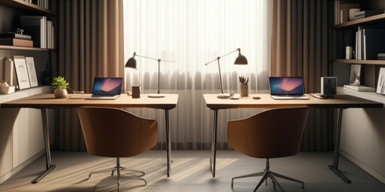 Home Office For Two People Layout: Genius Essential