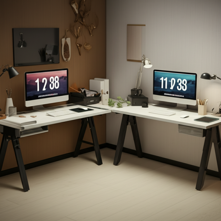 Two Desk Home Office: Essential Genius Setup