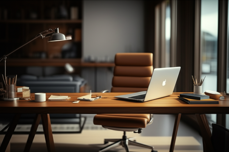 Office Room in Living Room: Essential Genius Space