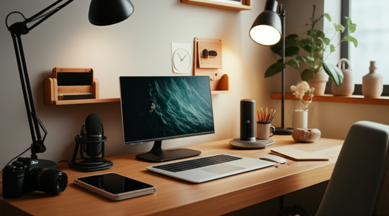 Minimalist Content Creator Workspace With Cozy Décor: Essential Guide