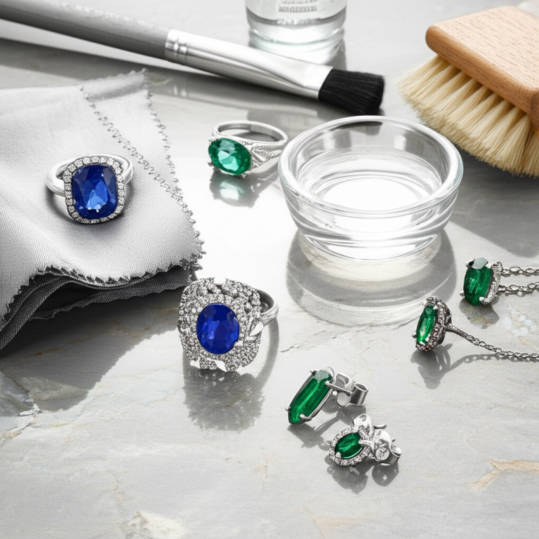 How To Clean Sterling Silver With Gemstones: Essential Guide