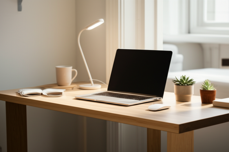 Minimalist Corner Desk: Essential Space-Saving Genius
