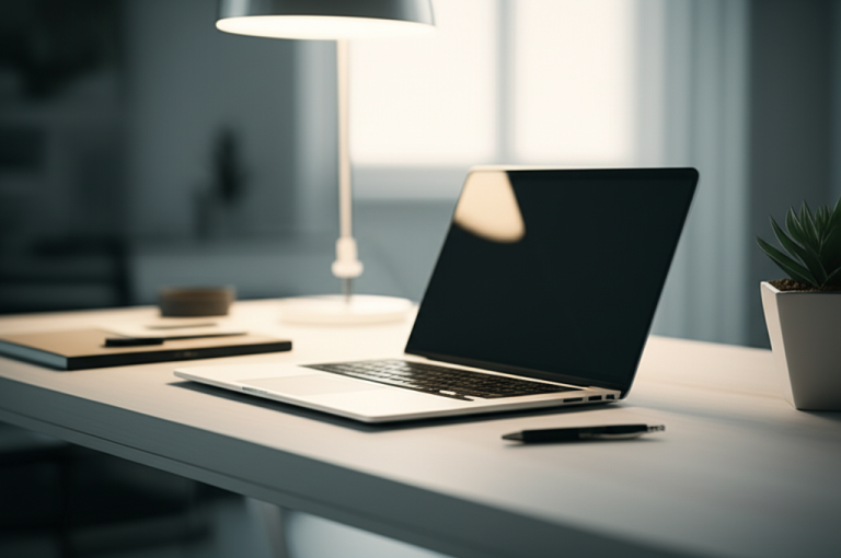 Minimalist Modern Office Desk: Essential Style