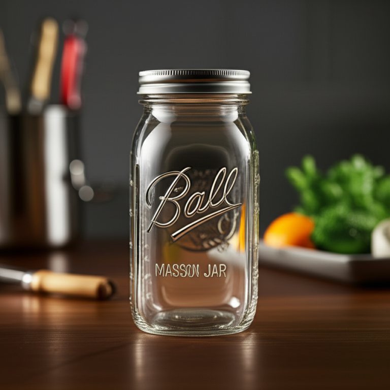 Ball Sculptured Glass Mason Jar: Essential Transformation