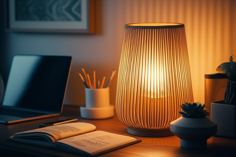 Boho-Inspired Desk Lamps With Soft Lighting: Essential Ambiance