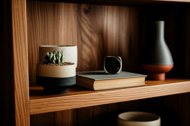 Handcrafted Wooden Or Wicker Shelves: Essential, Stunning Style