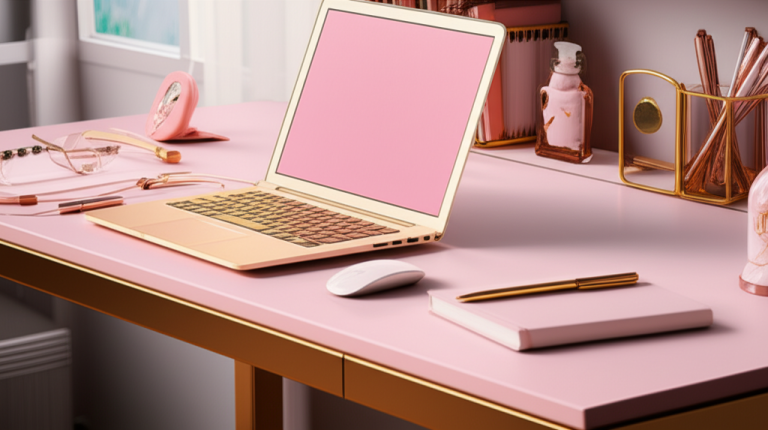 Pink and Gold Office Décor: Essential, Stunning Ideas