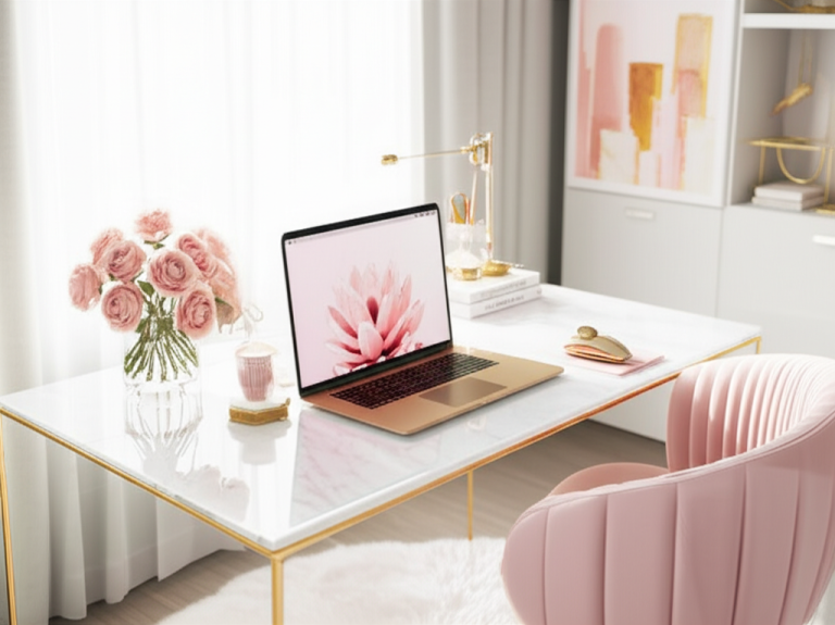 Girly Home Office Ideas: Essential Stunning Transformations