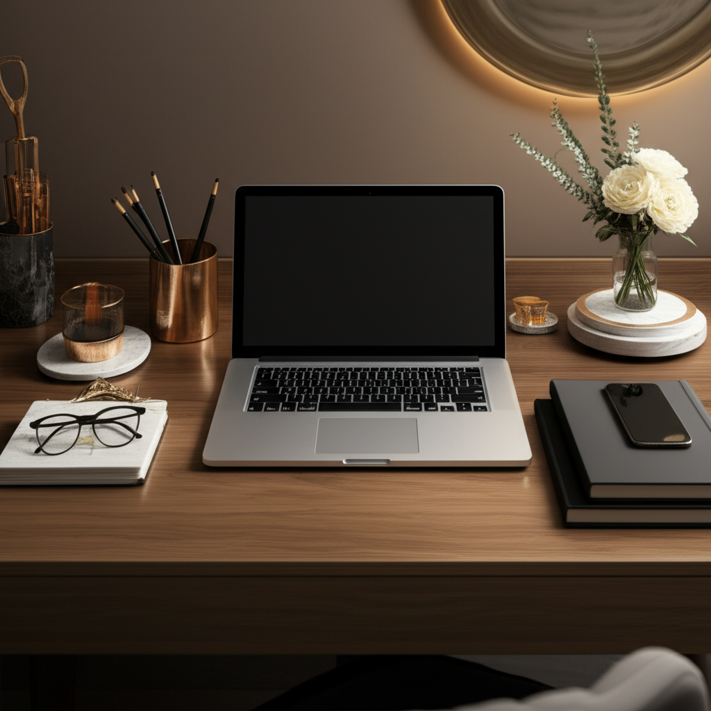 Generate an ultra-luxurious, modern, photorealistic 16:9 featured image for a blog article on the to