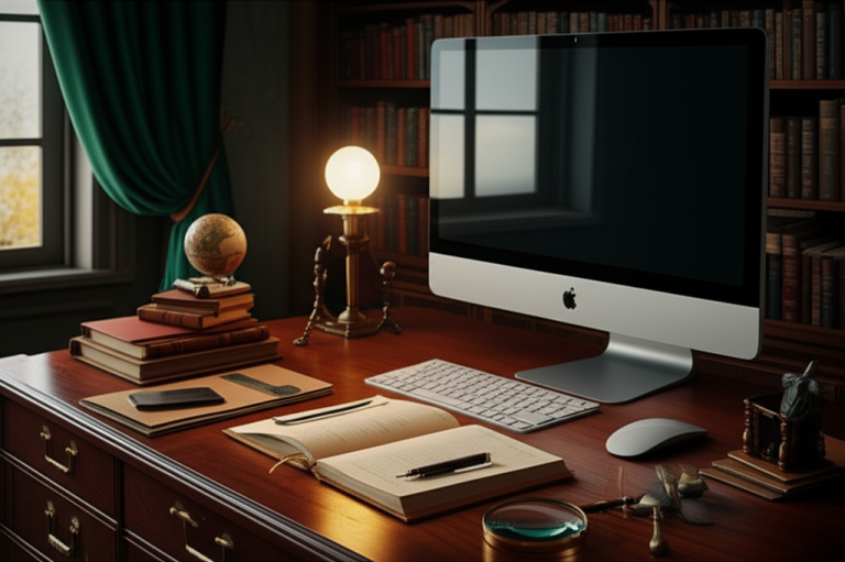 Dark Academia Office Organization: Essential Genius
