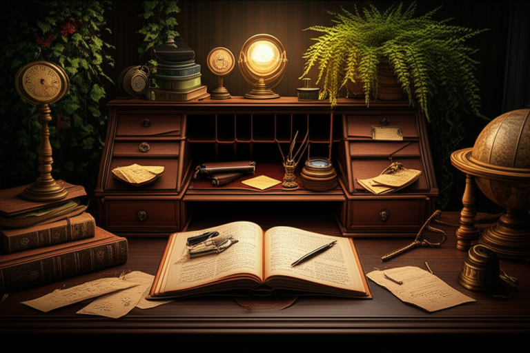 Dark Academia Home Office With Plants: Essential, Stunning