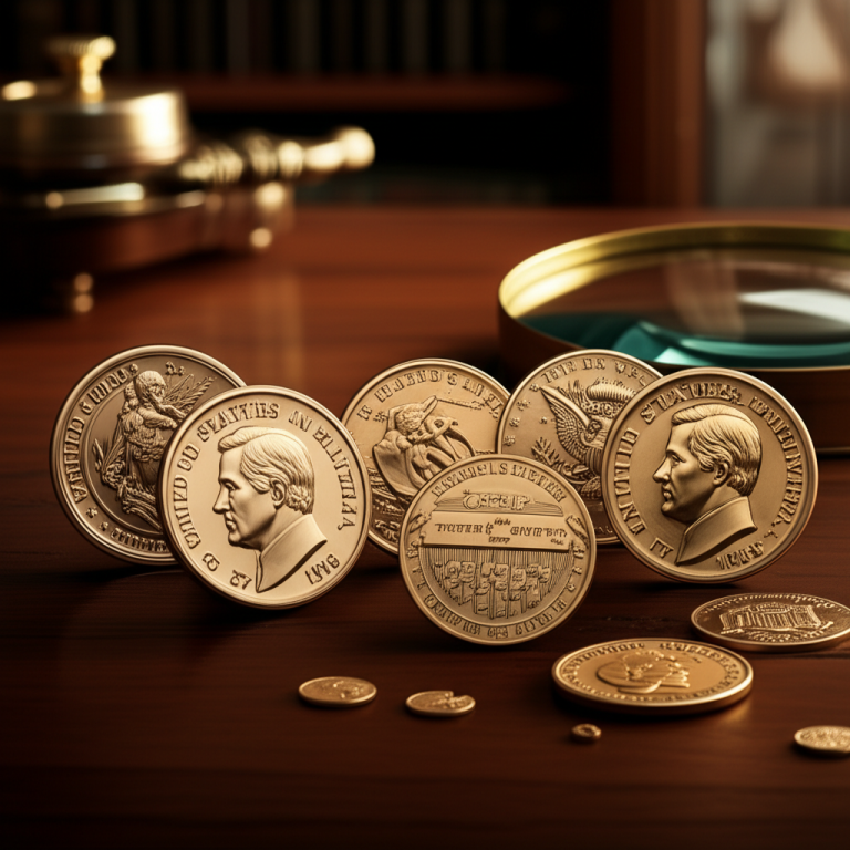 Coins Of The United States In Miniature Franklin Mint: Essential Treasures