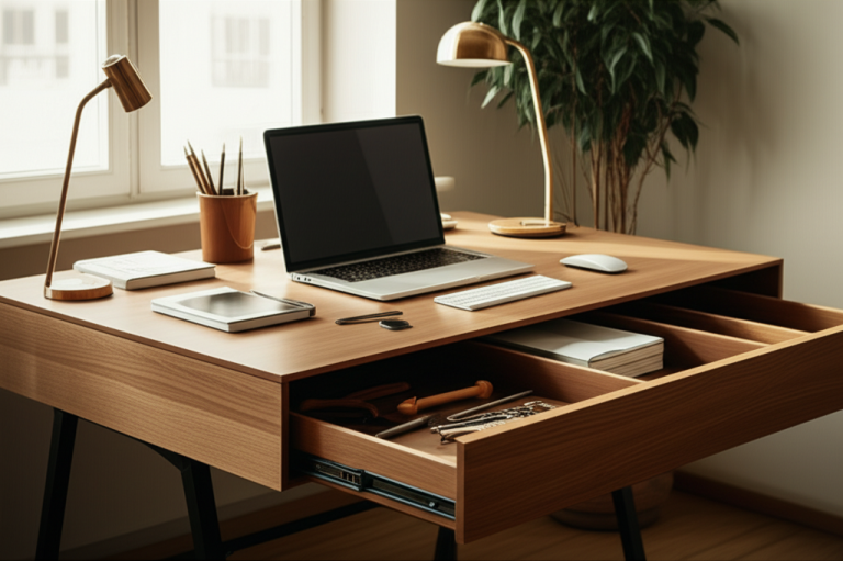 Small Office Desk With Drawers: Essential Storage Solutions